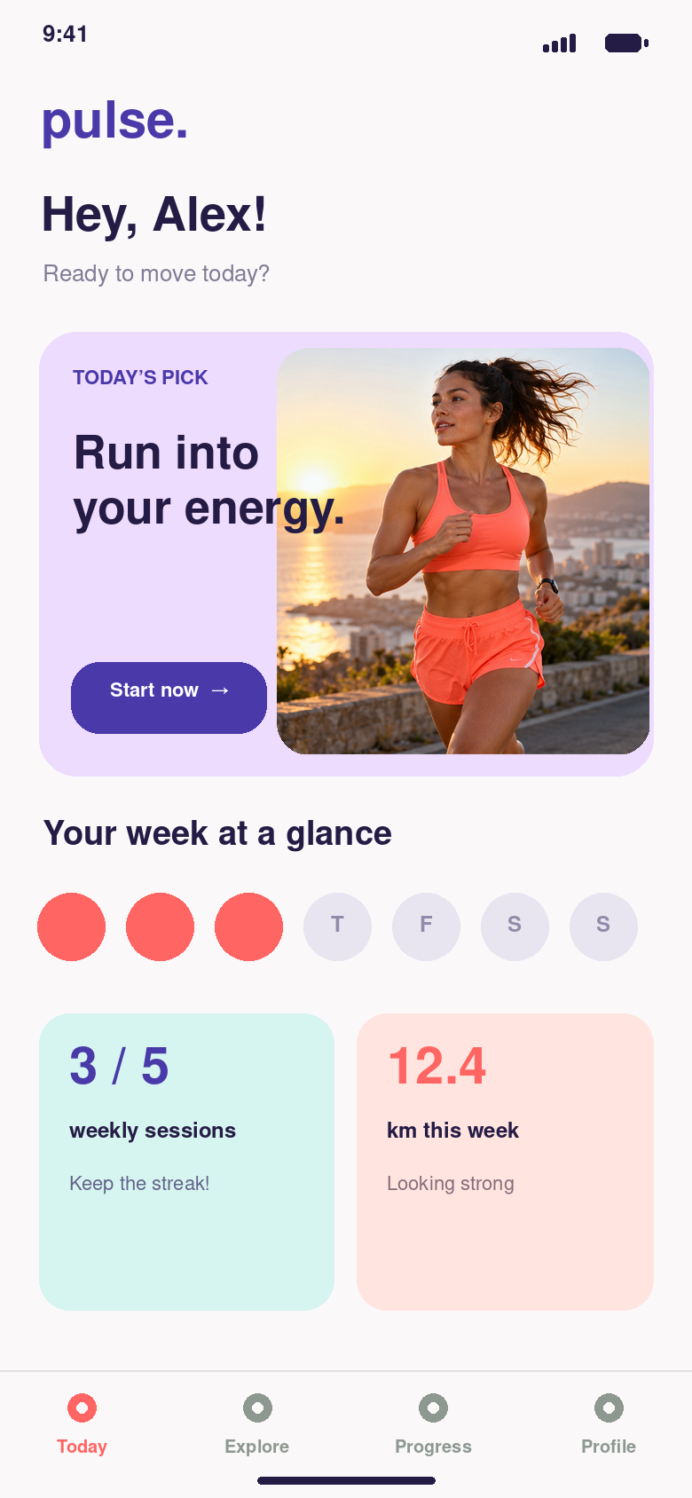 Pulse Today app screen